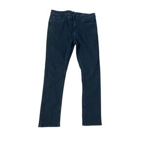 Kenneth Cole Jeans Men's 36x32 Black Slim Fit Stretch Denim Low Rise Tapers